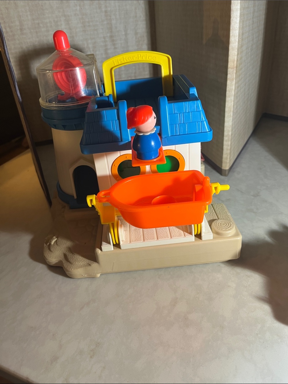 Vintage Fisher Price Little People Floating Marina Playset #252 Sea Plane Lot - Picture 9 of 9